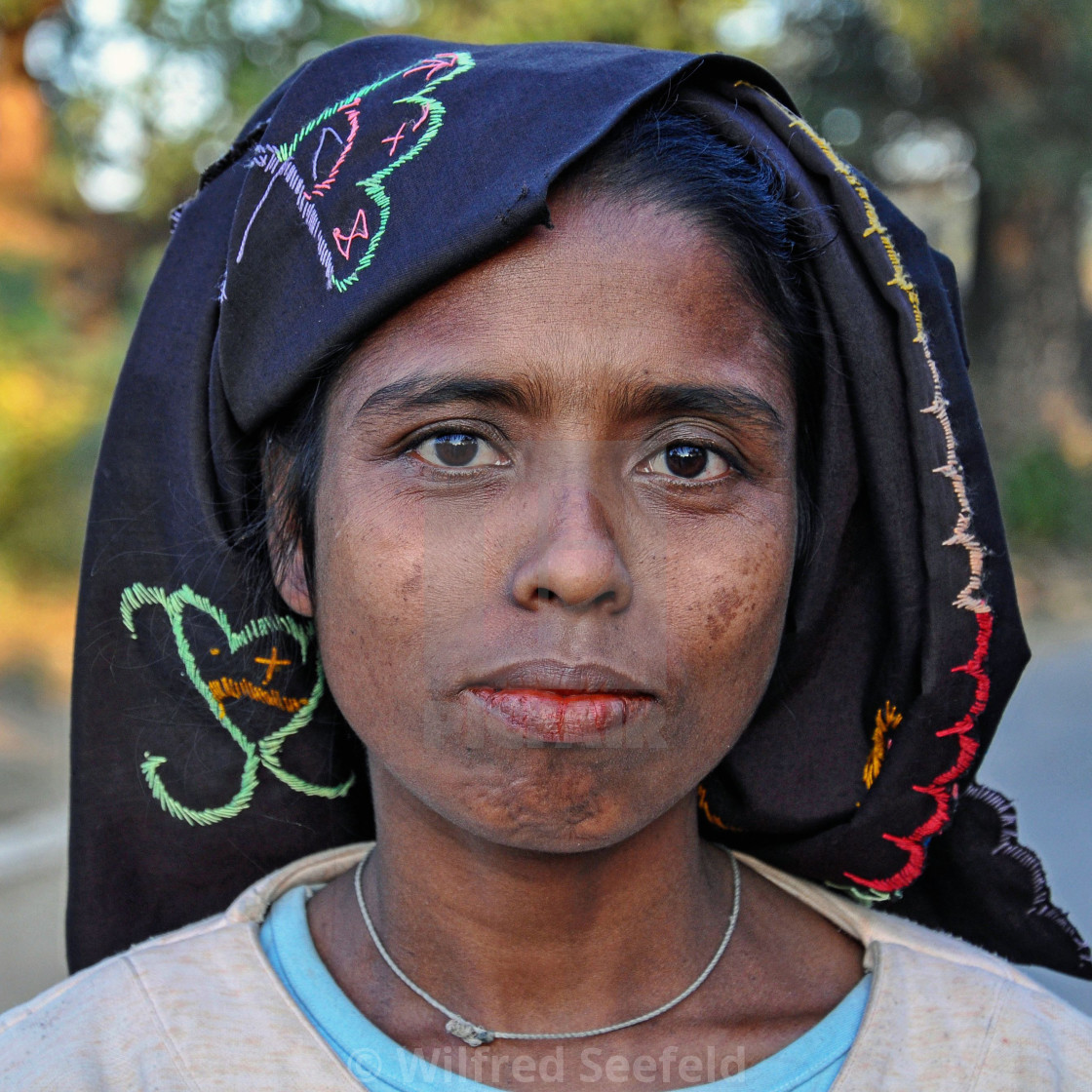 "MRAUK U WOMAN" stock image