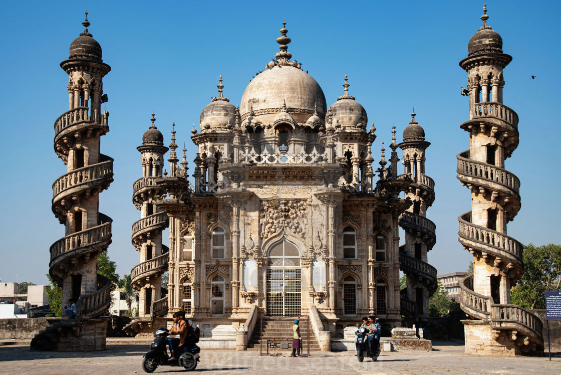 "BAHAUDDIN MAQBARA" stock image