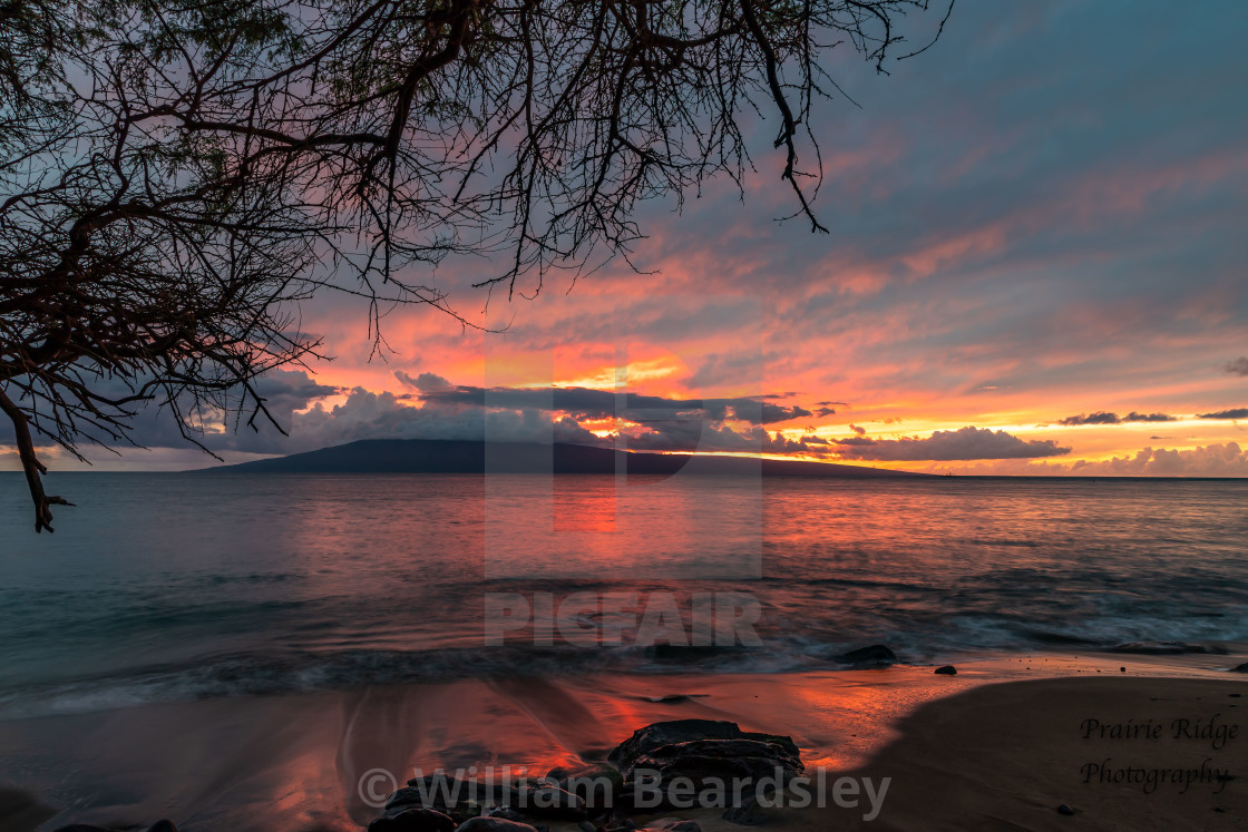 "Hanakao'o Sunset 3" stock image