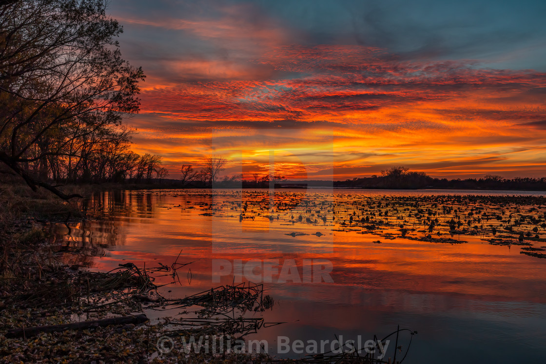 "McClelland Sunset 2" stock image