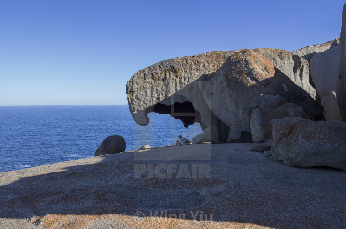 "Remarkable Rocks, Kangaroo Island" stock image