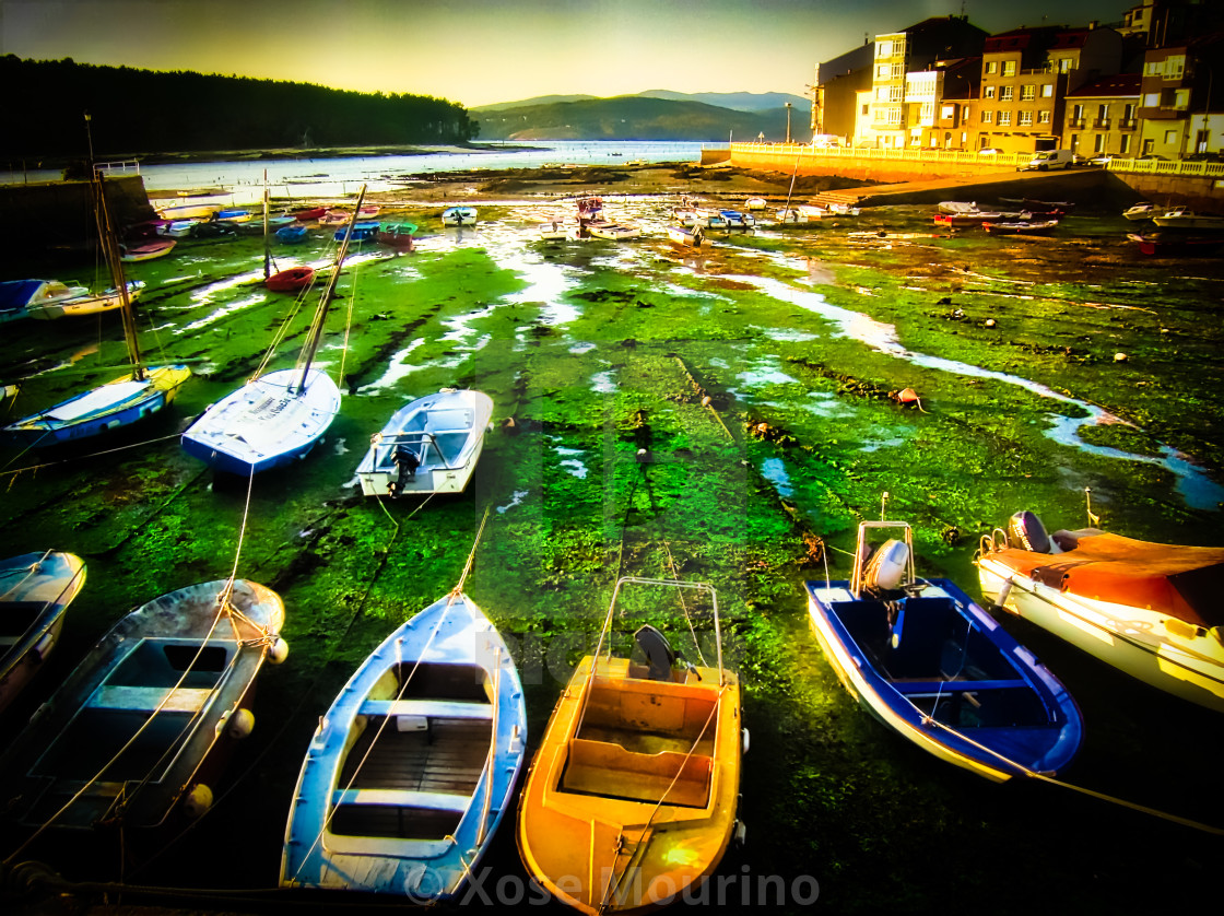 "Carril, Spain" stock image