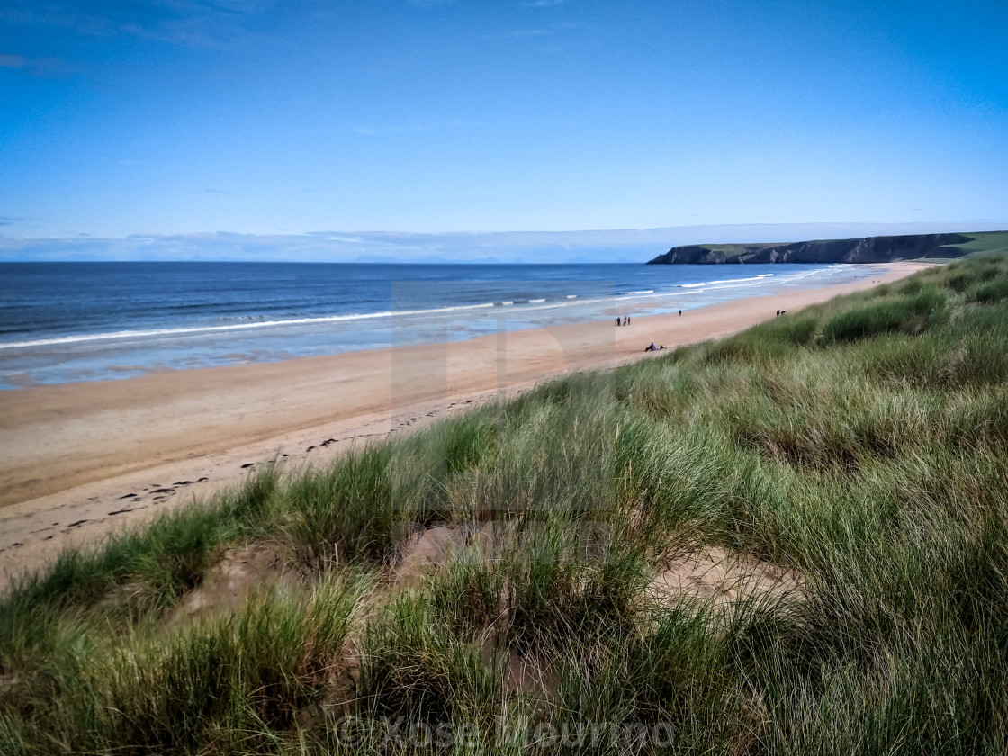 "Tolsta Beach, Isle of Lewis." stock image