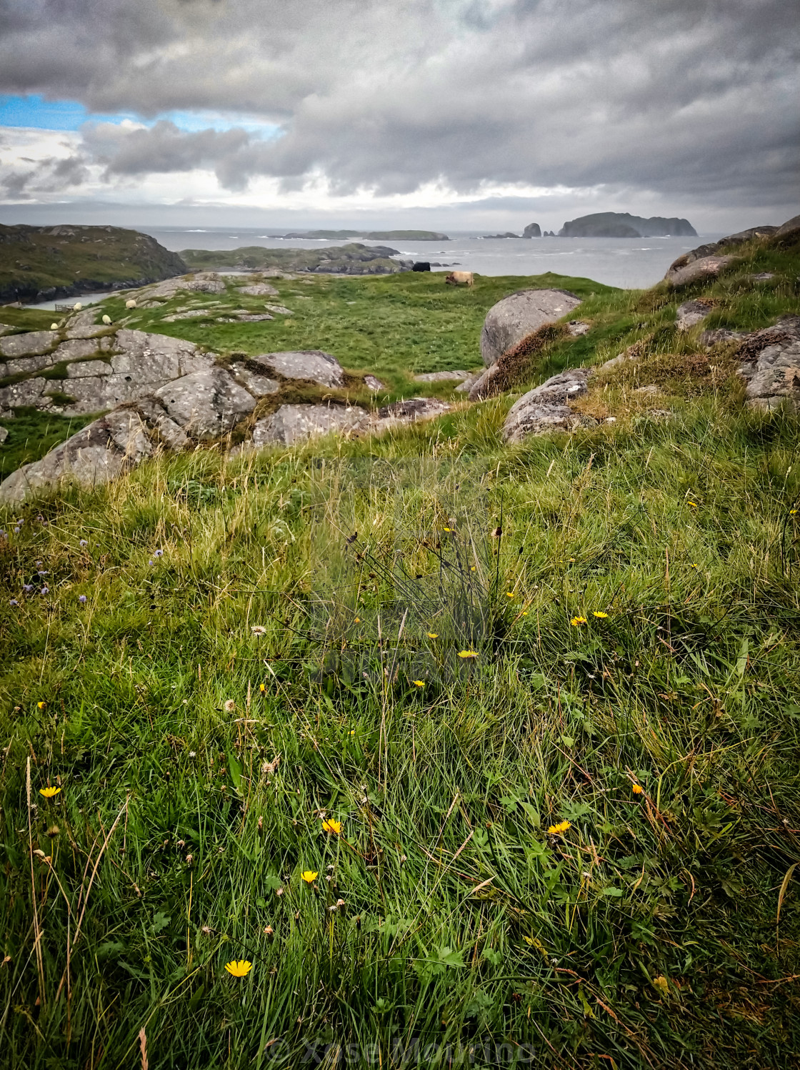 "Great Bernera, Outer Hebrides." stock image