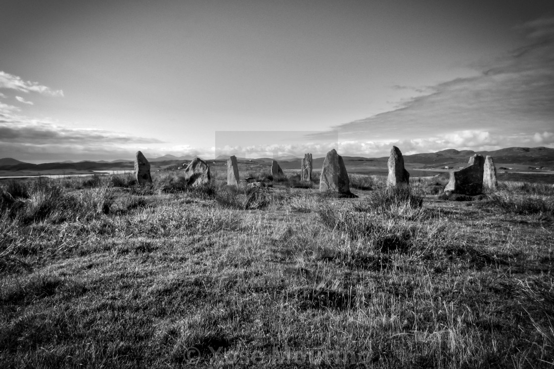 "Callanish Stones" stock image