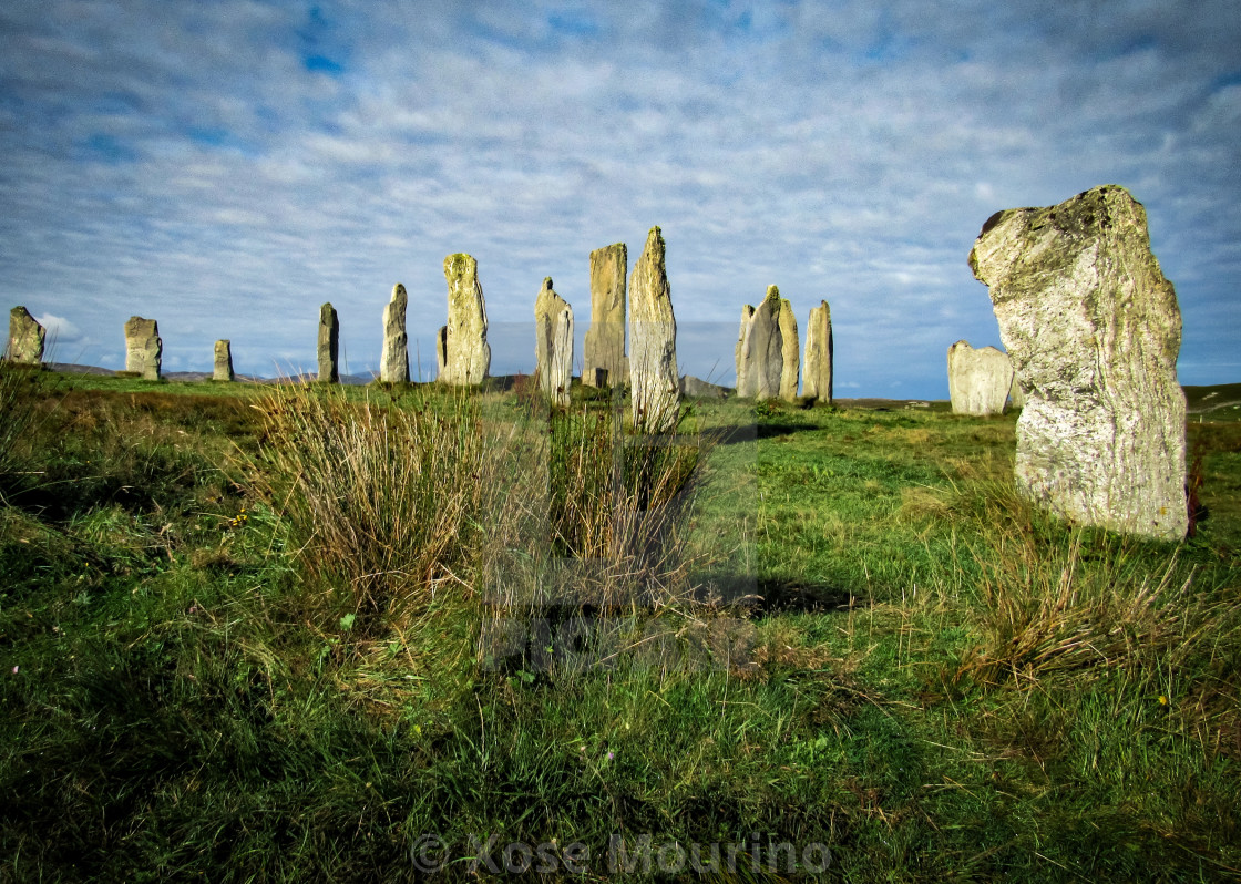 "Callanish Stones" stock image