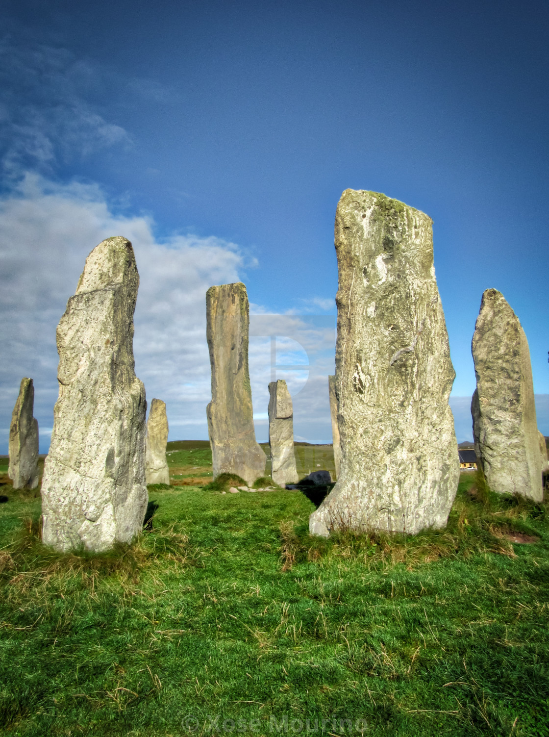 "Callanish Stones" stock image