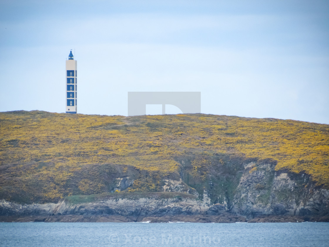 "Punta Frouxeira Lighthouse" stock image