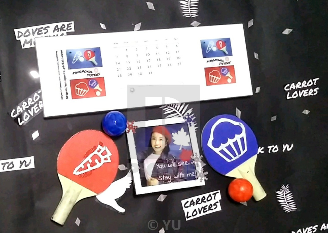 "picture frame 30 (a frame + a calendar)" by YU - $38.60 "picture frame 30 (a frame + a calendar)" stock image