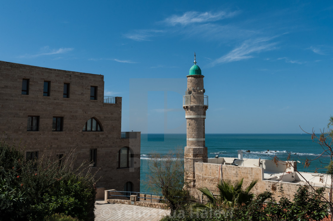 "Mosque minaret in Jaffa, Israel" by Yehoshua Halevi - $9.12 "Mosque minaret in Jaffa, Israel" stock image