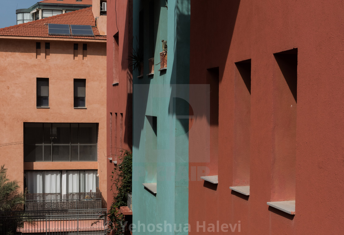 "Colorful buildings in Jaffa, Israel." by Yehoshua Halevi - $6.08 "Colorful buildings in Jaffa, Israel." stock image