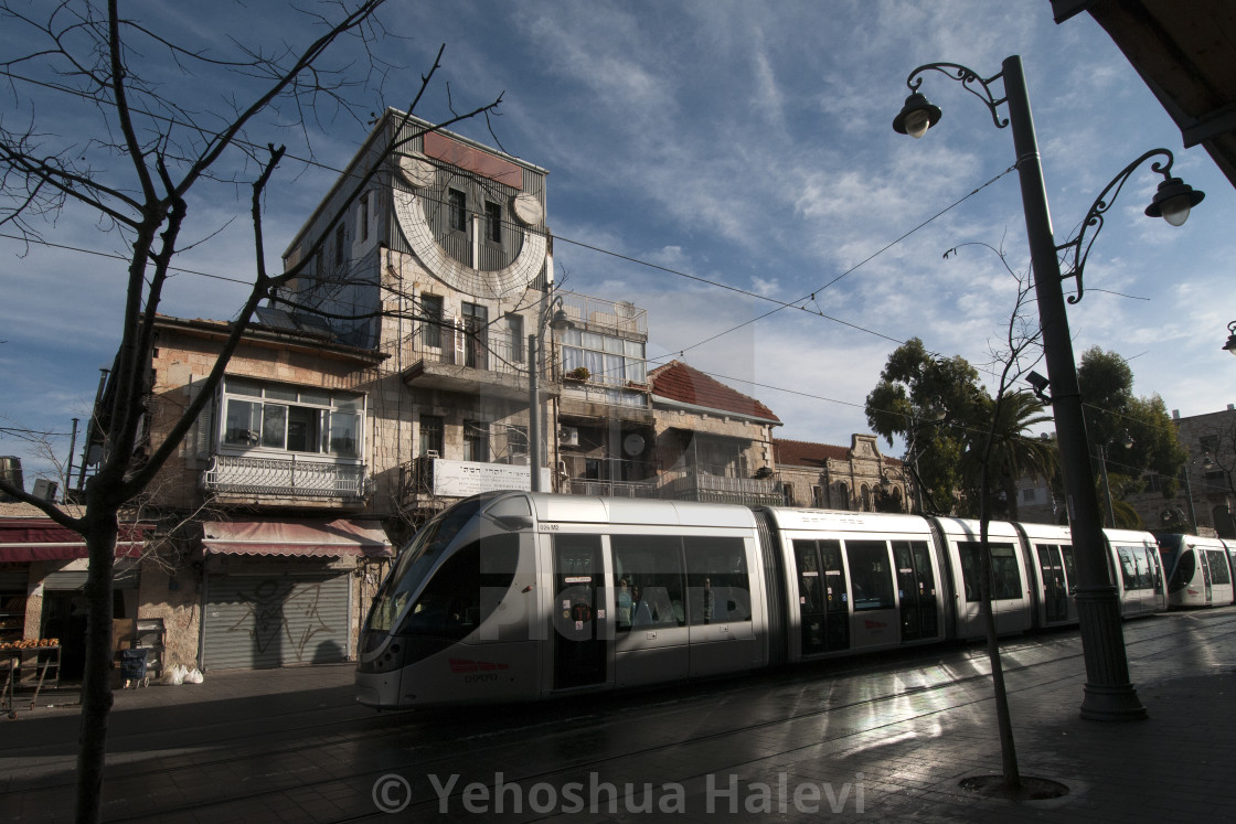 "Historic and modern Jerusalem" by Yehoshua Halevi - $9.14 "Historic and modern Jerusalem" stock image