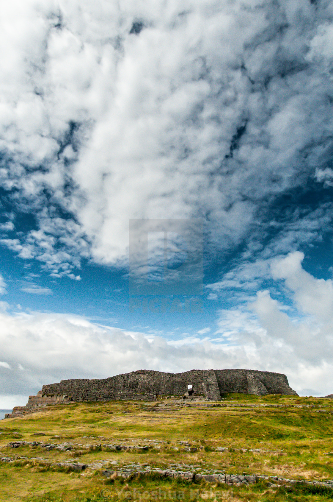 "Ancient Irish stone fortress" by Yehoshua Halevi - $6.11 "Ancient Irish stone fortress" stock image