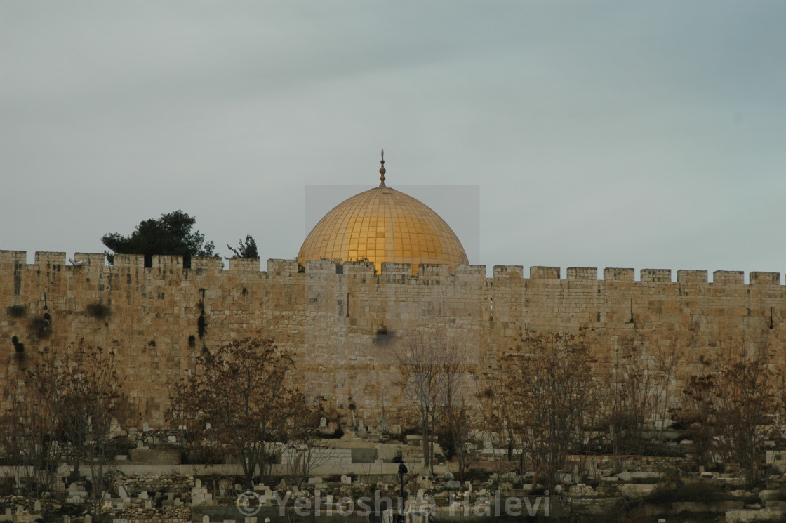 "The golden Dome of the Rock" by Yehoshua Halevi - $9.12 "The golden Dome of the Rock" stock image