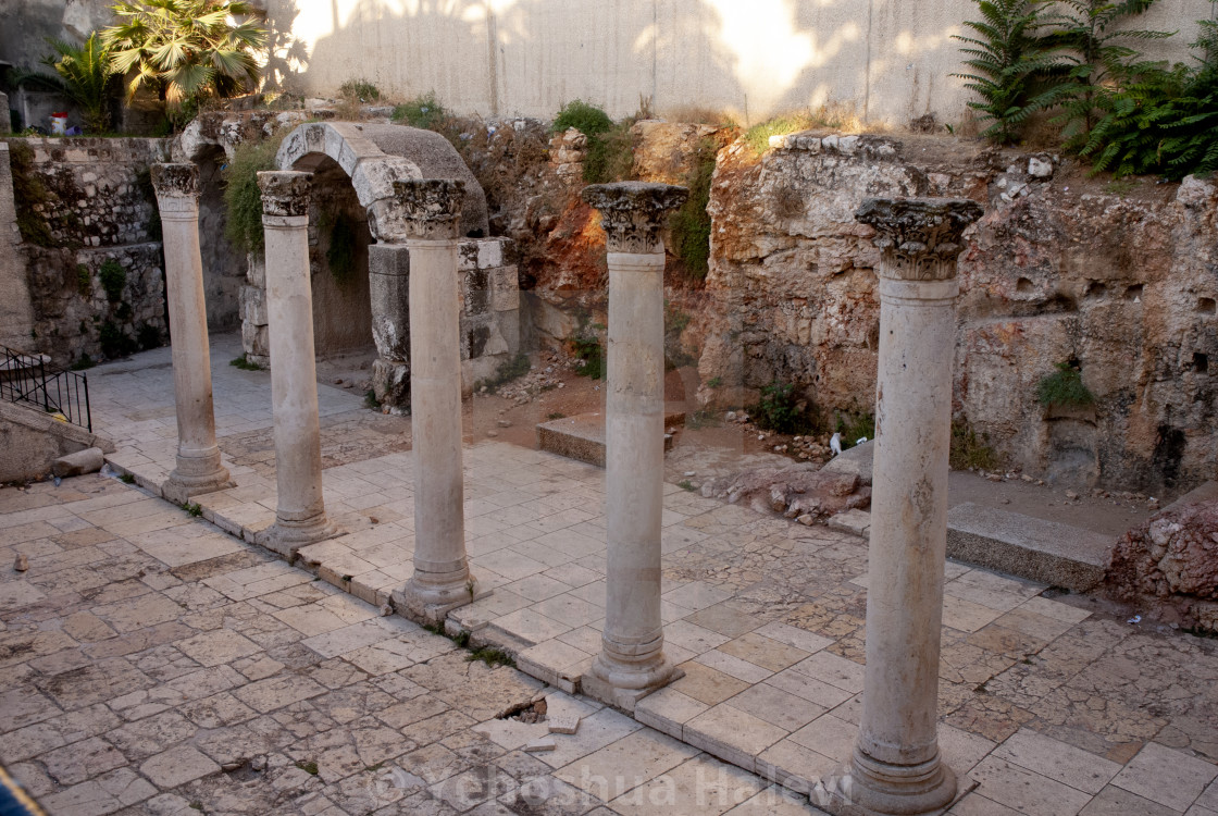 "Ancient pillars of the Roman cardo in Jerusalem" by Yehoshua Halevi - $9.12 "Ancient pillars of the Roman cardo in Jerusalem" stock image