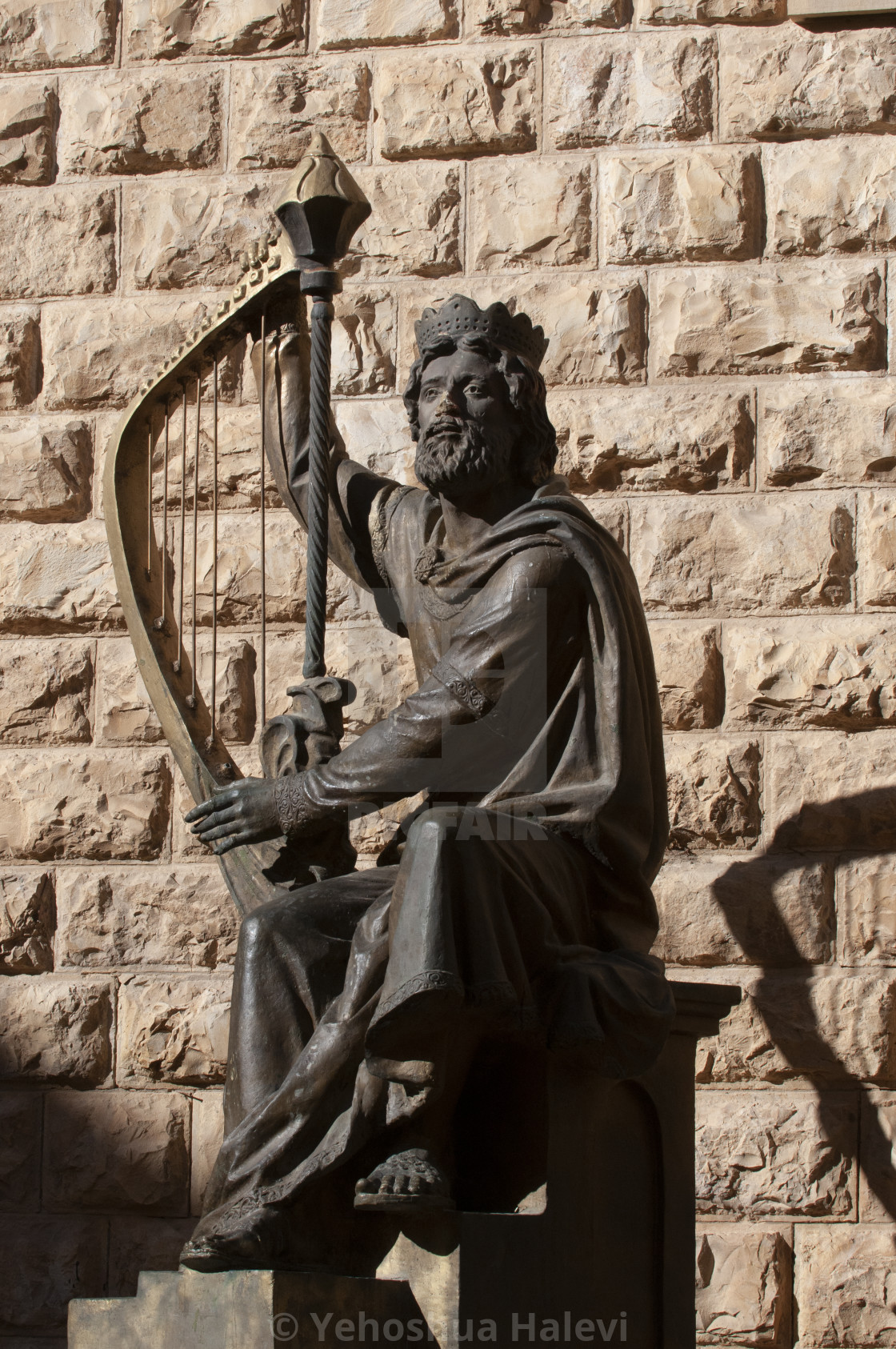 "King David statue" by Yehoshua Halevi - $6.08 "King David statue" stock image