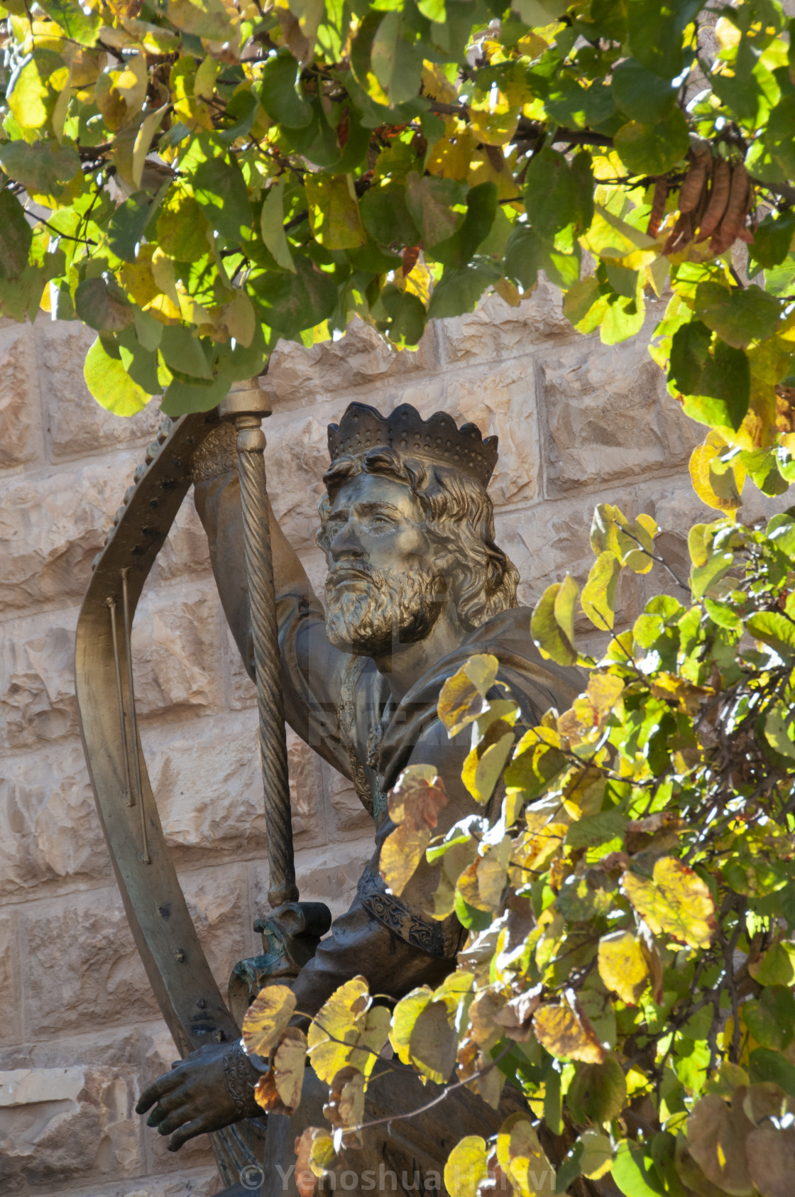 "King David statue" by Yehoshua Halevi - $6.08 "King David statue" stock image