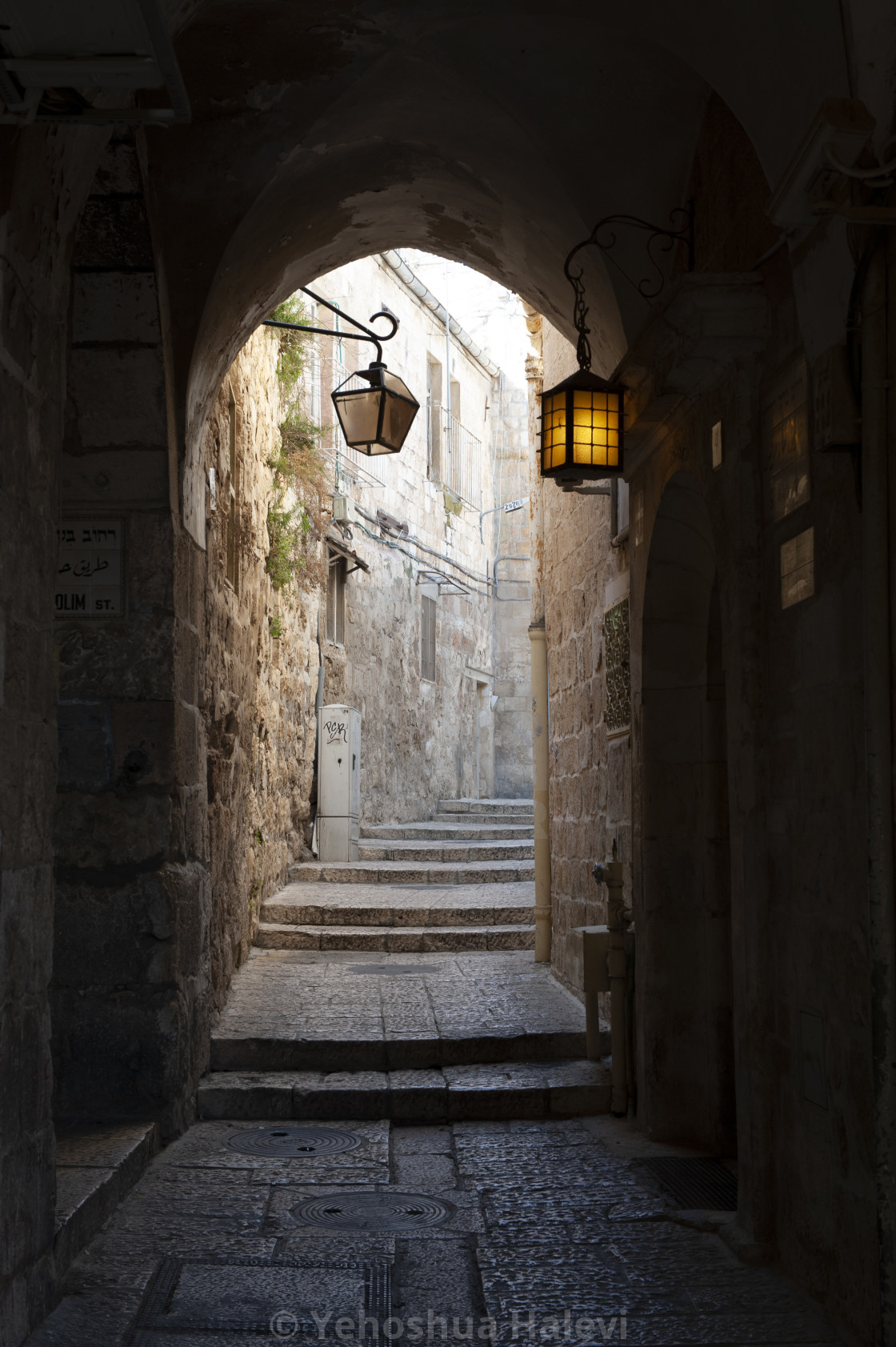 "Jerusalem archway" by Yehoshua Halevi - $9.14 "Jerusalem archway" stock image