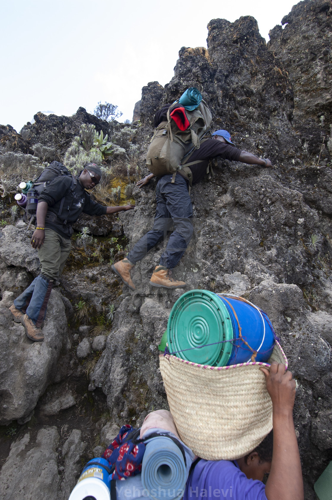 "Climbing Mount Kilimanjaro" by Yehoshua Halevi - $6.08 "Climbing Mount Kilimanjaro" stock image