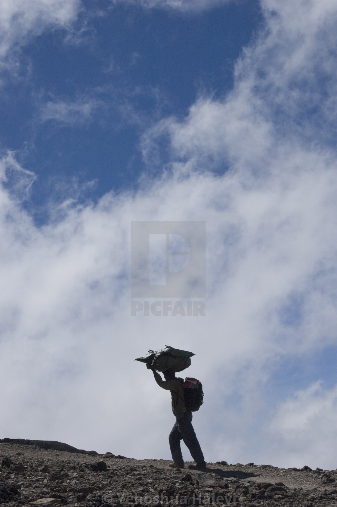 "Climbing Mount Kilimanjaro" by Yehoshua Halevi - $6.08 "Climbing Mount Kilimanjaro" stock image