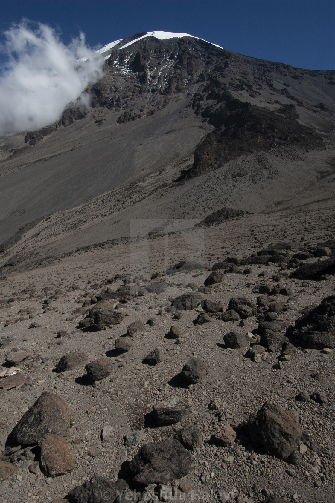 "View toward the summit of Mount Kilimanjaro" by Yehoshua Halevi - $6.08 "View toward the summit of Mount Kilimanjaro" stock image