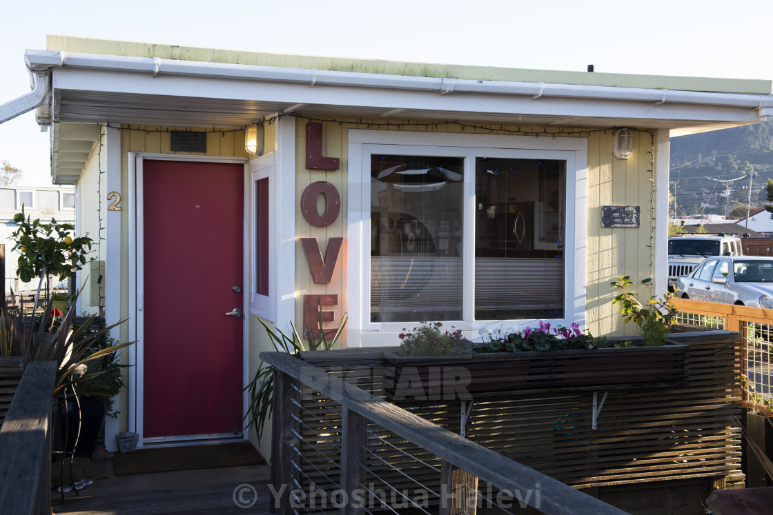 "Sausalito Houseboat" by Yehoshua Halevi - $6.08 "Sausalito Houseboat" stock image