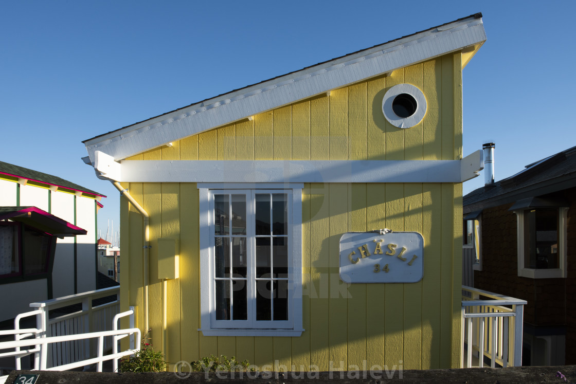 "Sausalito Houseboat" by Yehoshua Halevi - $6.08 "Sausalito Houseboat" stock image