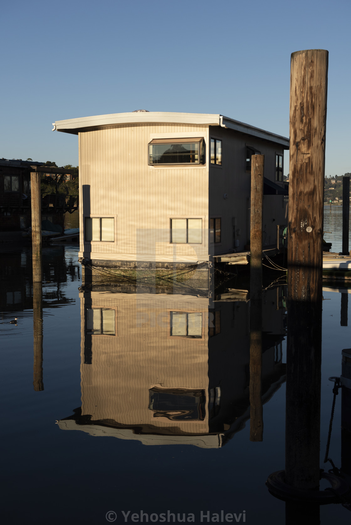 "Sausalito Houseboat" by Yehoshua Halevi - $6.08 "Sausalito Houseboat" stock image