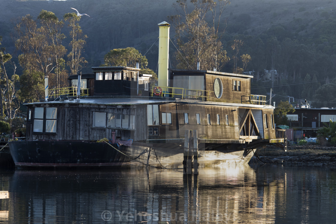 "Sausalito Houseboat" by Yehoshua Halevi - $6.08 "Sausalito Houseboat" stock image