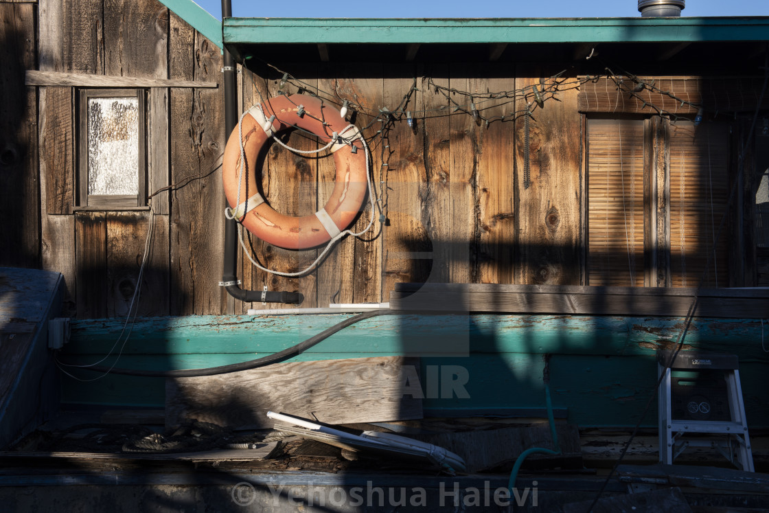 "Sausalito Houseboat" by Yehoshua Halevi - $6.08 "Sausalito Houseboat" stock image