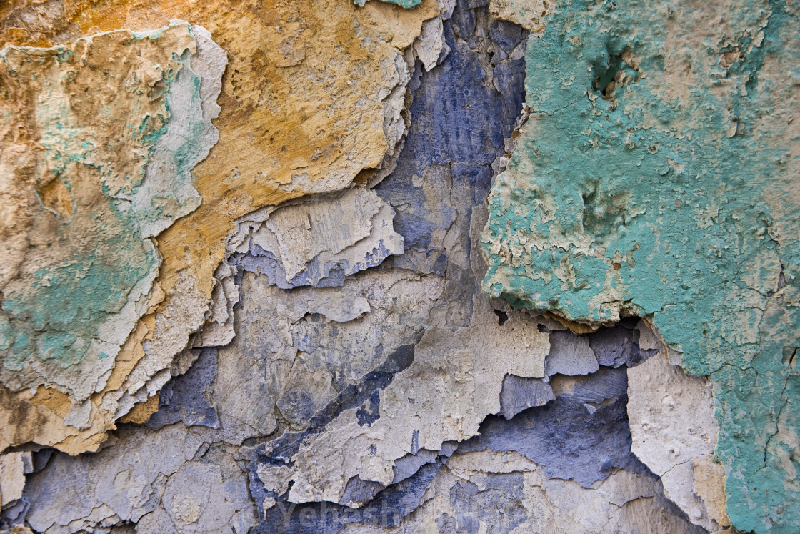 "Abstract old, peeling, painted wall background" by Yehoshua Halevi - $4.87 "Abstract old, peeling, painted wall background" stock image