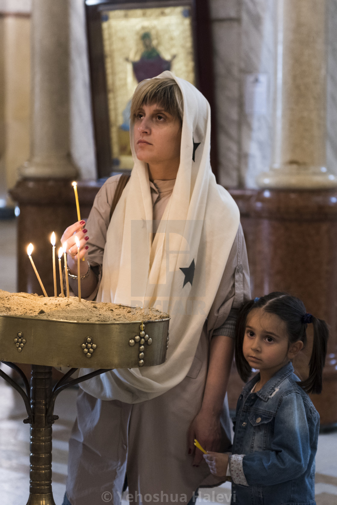 "Woman and daughter praying in Tbilisi, Georgia" by Yehoshua Halevi - $6.08 "Woman and daughter praying in Tbilisi, Georgia" stock image