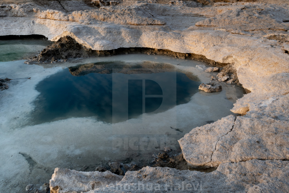 "The shoreline of the Dead Sea in Israel" by Yehoshua Halevi - $9.12 "The shoreline of the Dead Sea in Israel" stock image