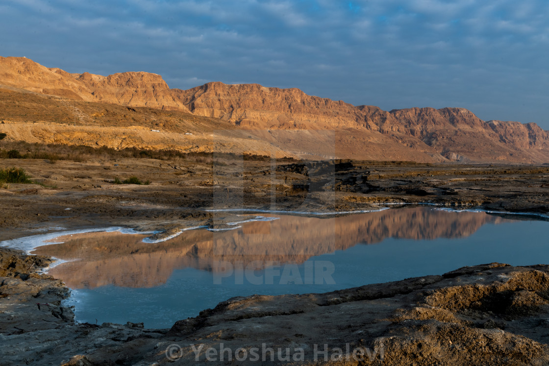 "The shoreline of the Dead Sea in Israel" by Yehoshua Halevi - $9.12 "The shoreline of the Dead Sea in Israel" stock image