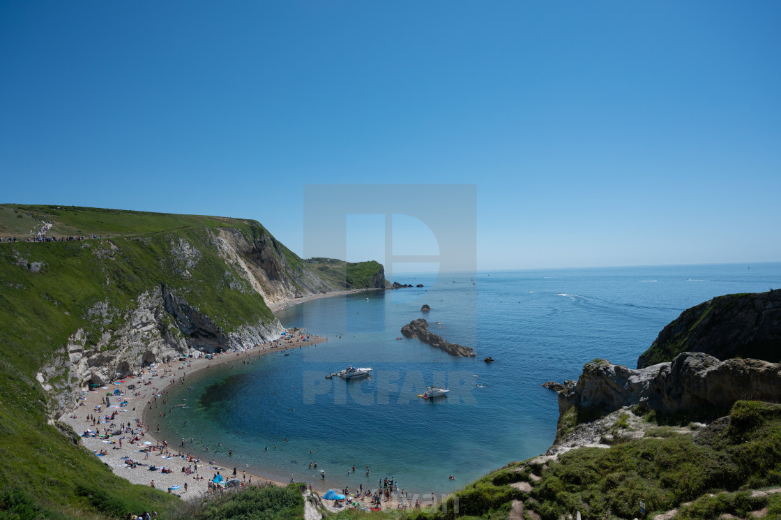 "Lulworth Cove, Dorset" by Yuvan - $18.14 "Lulworth Cove, Dorset" stock image
