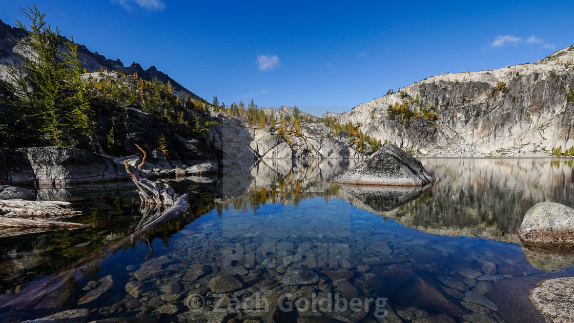 "Clear Waters of Lake Viviane" stock image