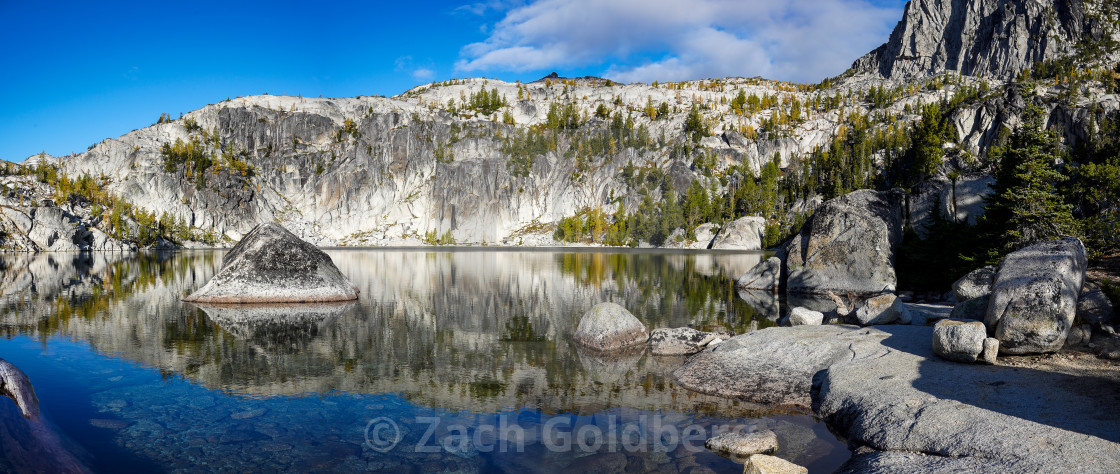 "Lake Viviane Morning" stock image