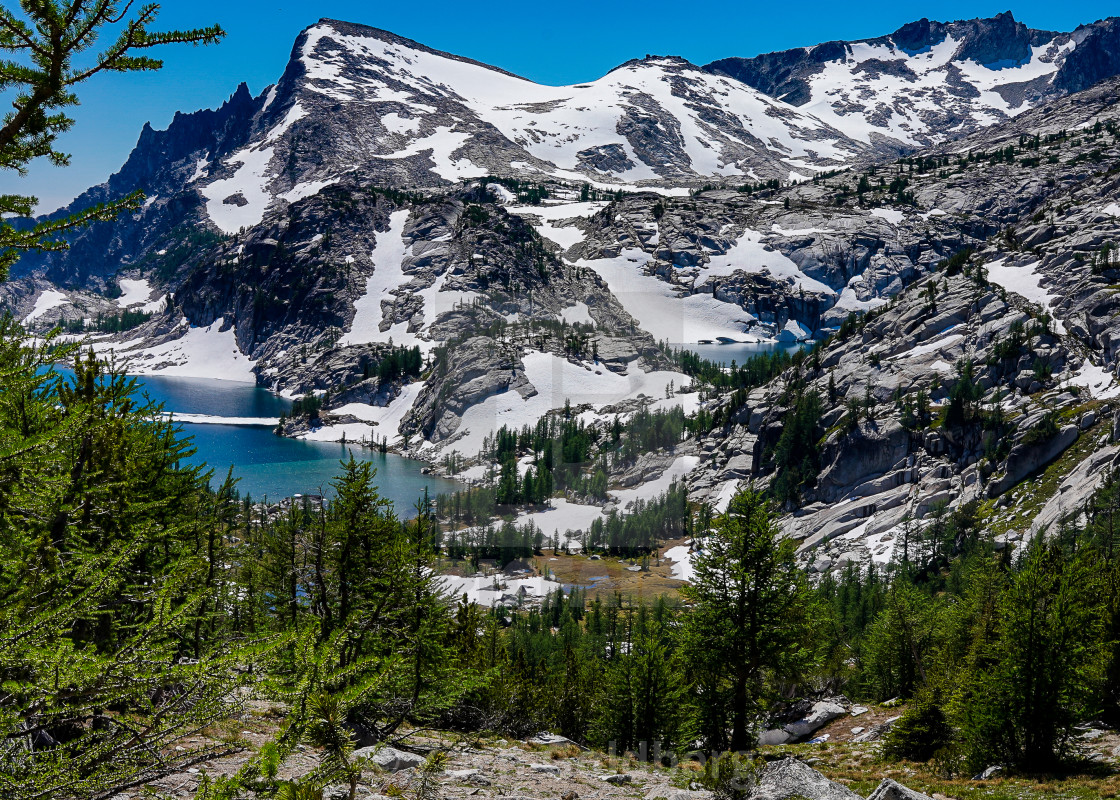 "Prusik Pass View of Core Enchantments" stock image