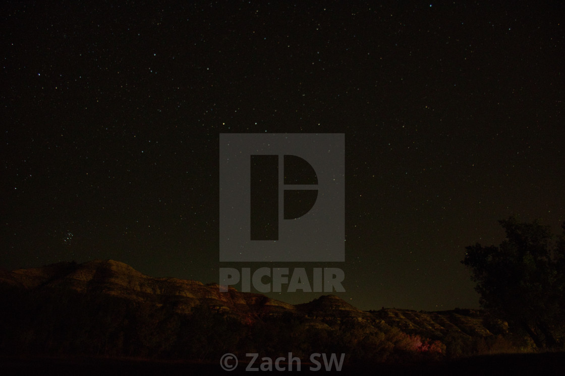 "Night over the Badlands" by Zach SW - $4.67 "Night over the Badlands" stock image