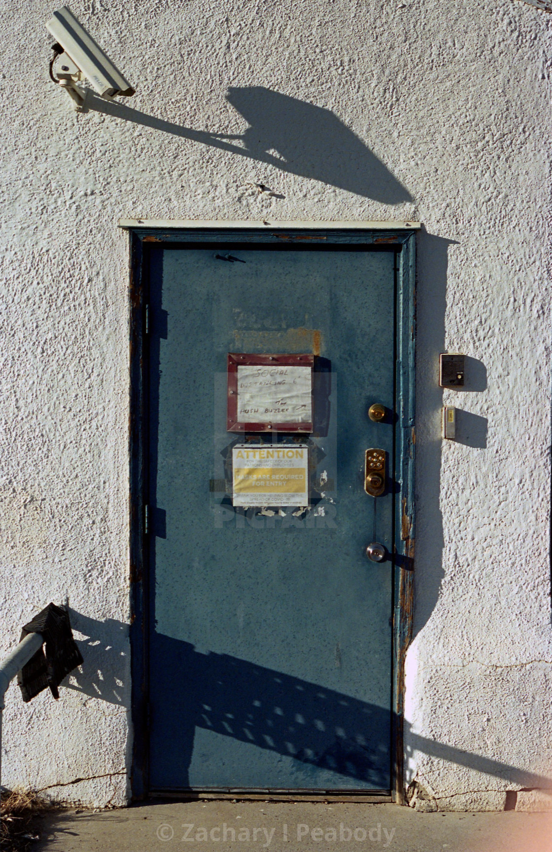 "Security Entrance" by Zachary I Peabody - £12.40 "Security Entrance" stock image