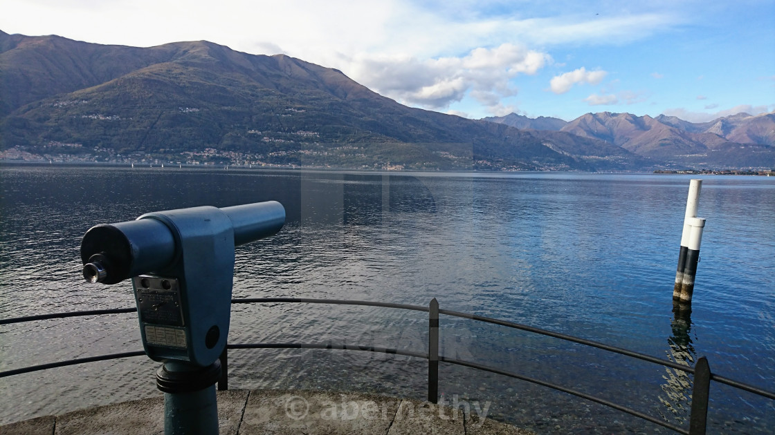 "View of the lake" stock image