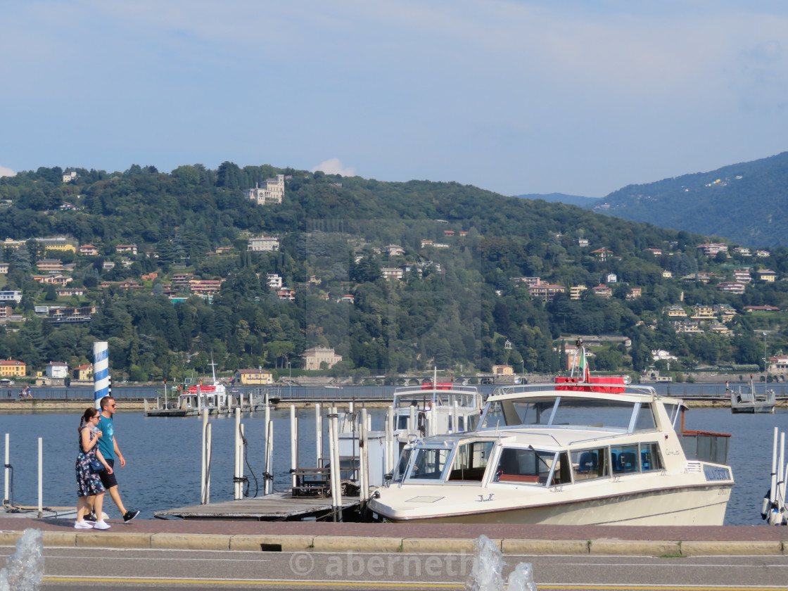 "Lake Como Shore" stock image