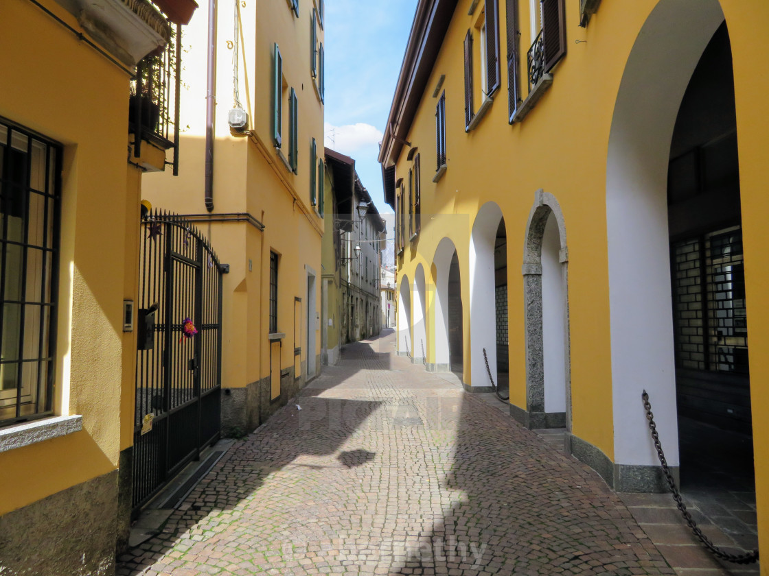 "Streets and Lanes of Italy" stock image