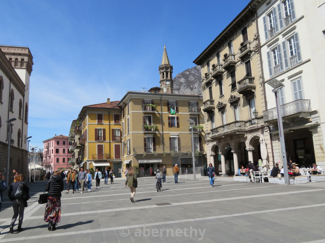 "Streets and Plazas of Italy" stock image