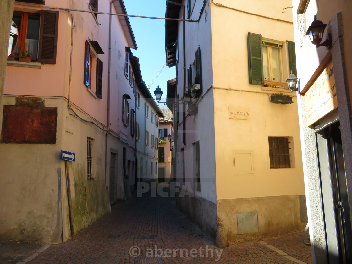 "Streets and Lanes of Italy" stock image