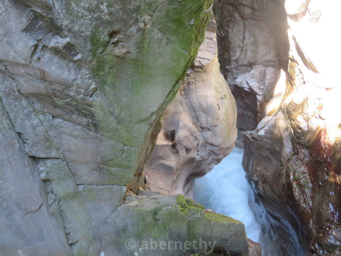 "Gorge, Italy" stock image