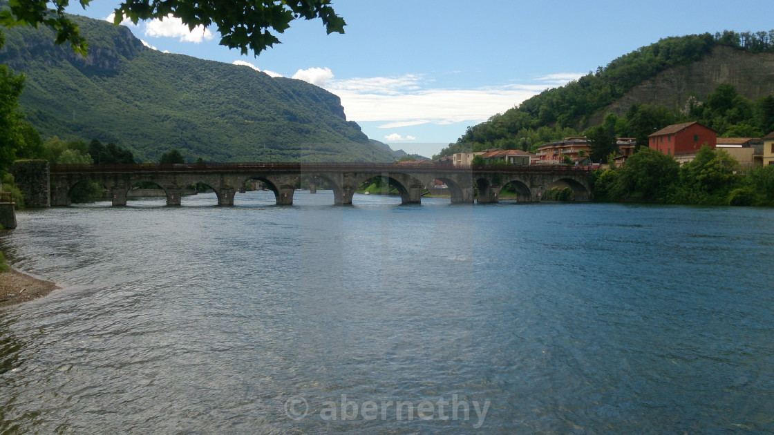 "The old bridge" stock image