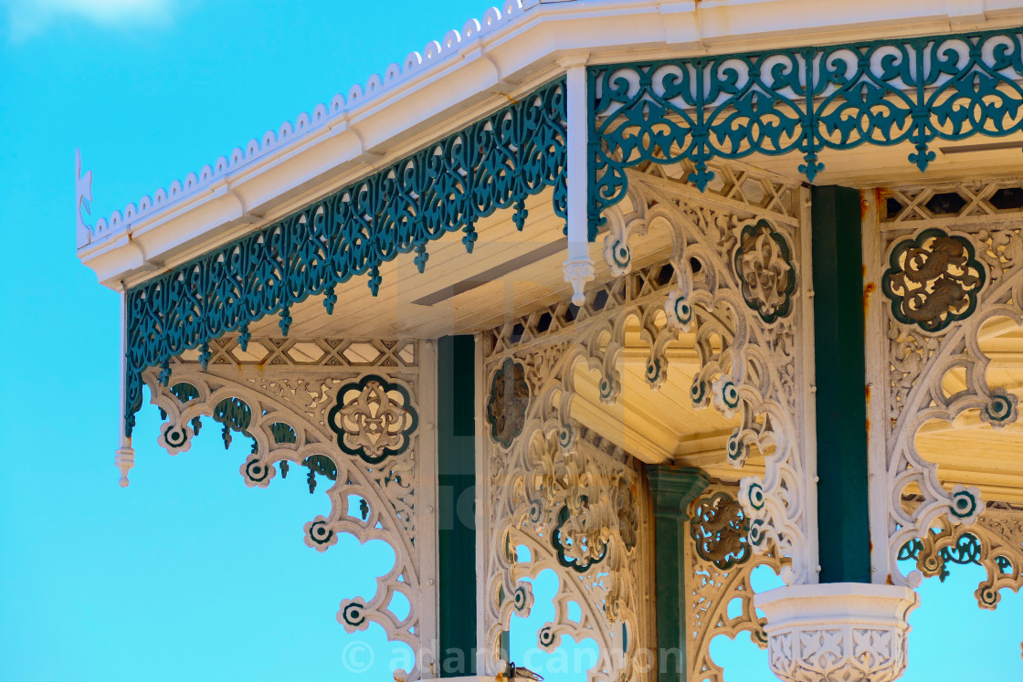 "The Brighton Bandstand" stock image