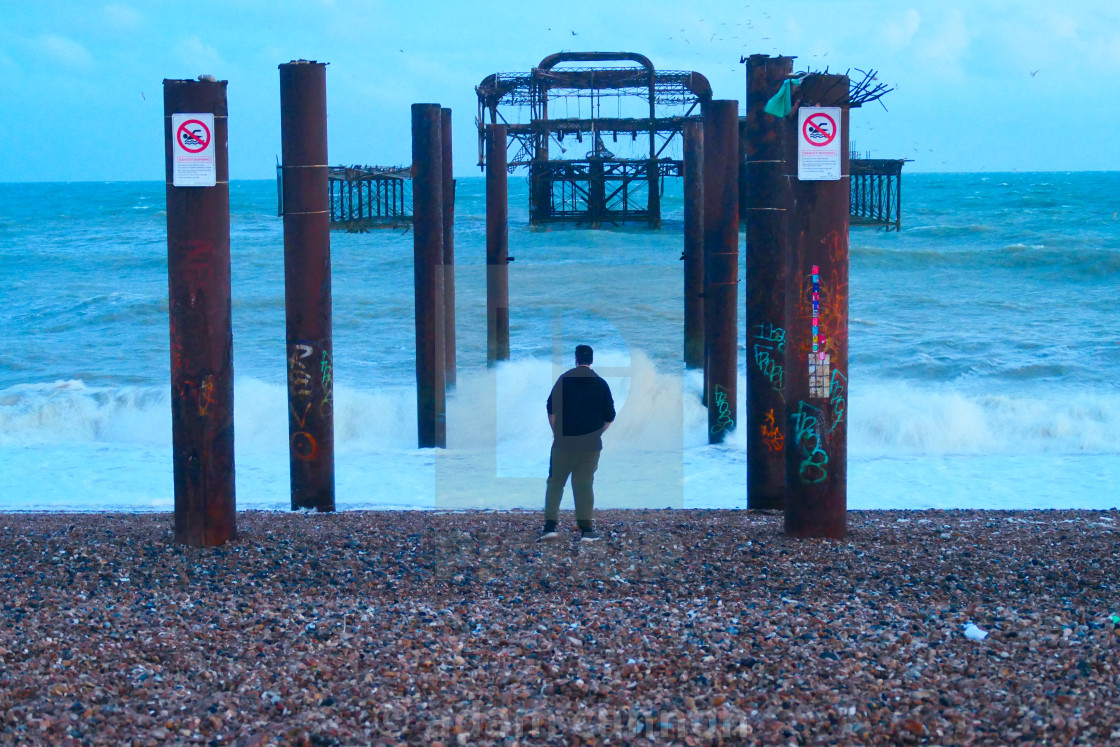 "Brighton in Summer" stock image