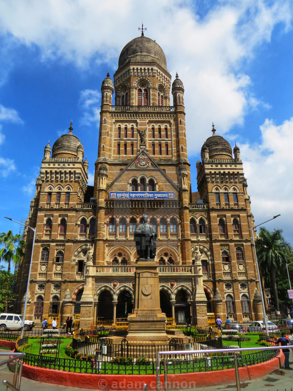 "the colourful mumbai train station" stock image